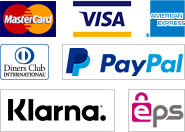 Kreditkarten, Onlinebanking, EPS, Klarna SOFORT, Nachnahme